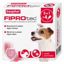 Beaphar fiprodog 2-10kg 3 + 1 pipetten